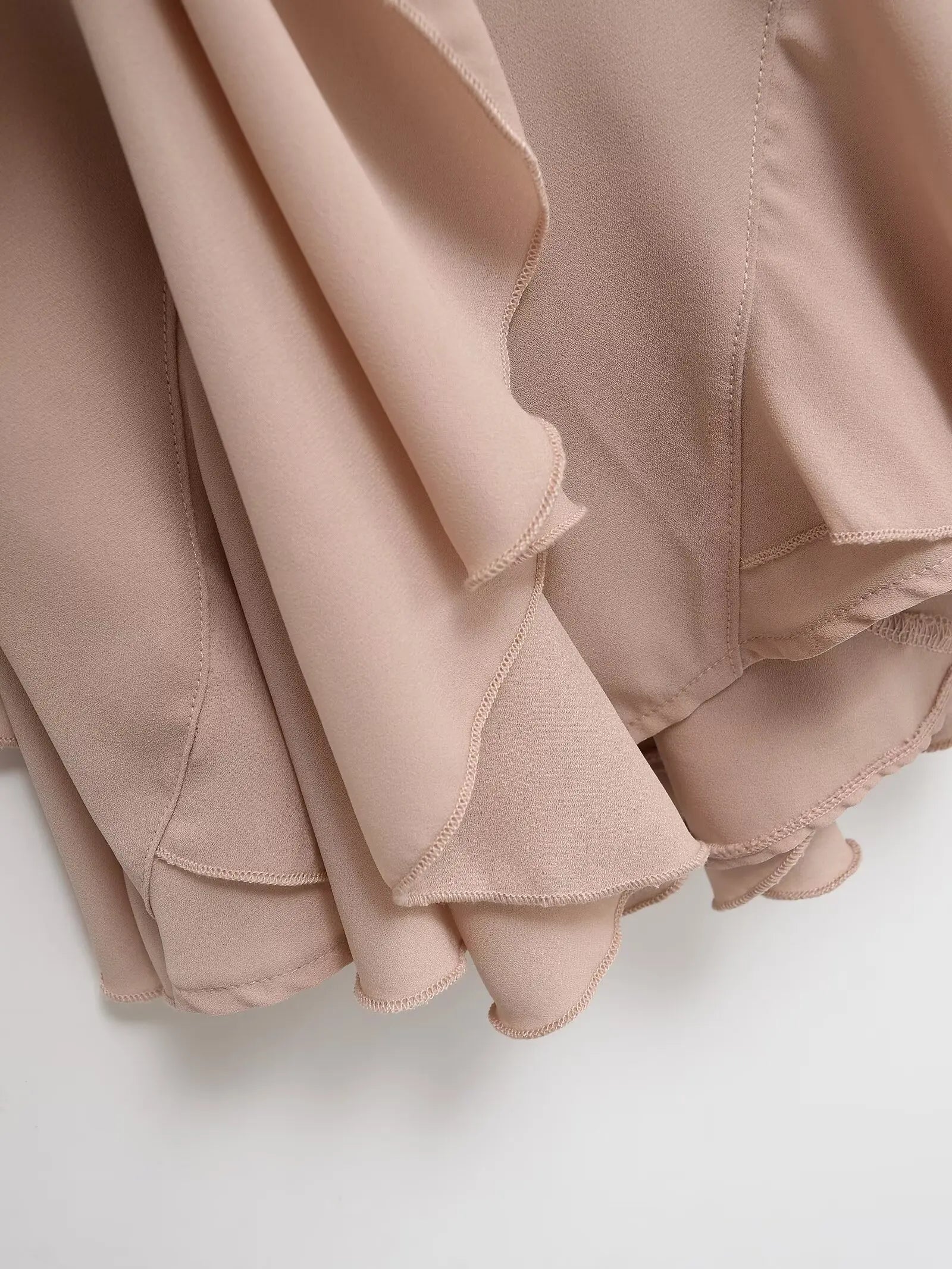 Women's Tiered Ruffle A-Line Midi Skirt