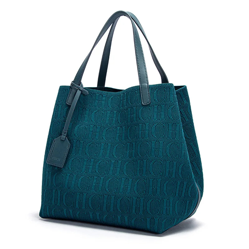 Women's Hand-Woven Cotton Tote Bag