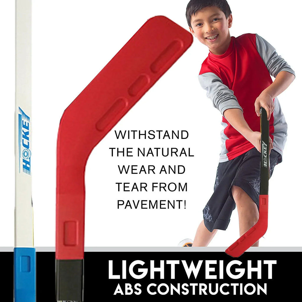 Kids Floor Hockey Starter Set – Stick, Puck & Ball for Indoor & Outdoor Play
