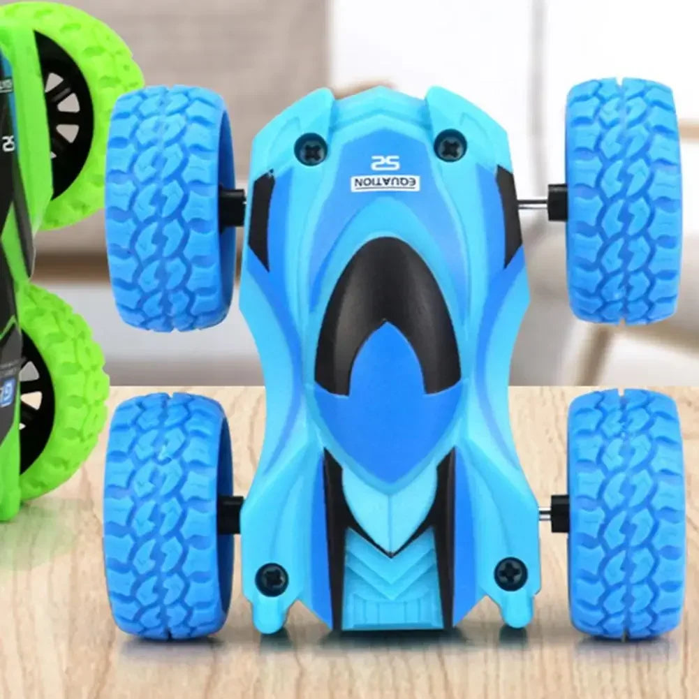 Toys Car Four-wheel Drive Off-road Vehicle Stunt Dump Cars Double-Side Inertia Car Boy Toy Car Pull Back Kids Toy Gift
