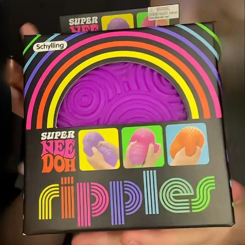Ripple Textured Squishy Fidget Ball