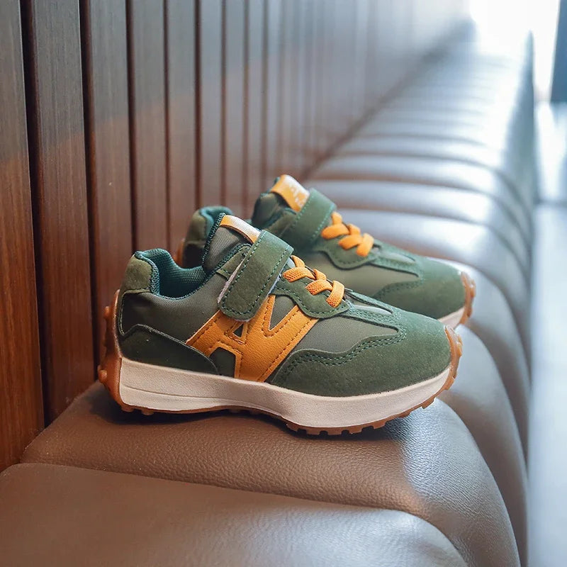 Kids' Unisex PU Leather Basketball Sports Sneakers