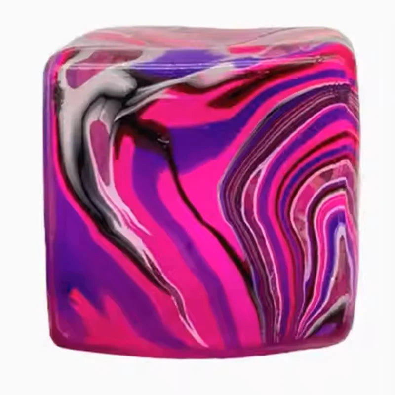 NeeDoh Sensory Stress Relief Cube | Squishy Fidget Toy for Kids & Adults — 4 Colors