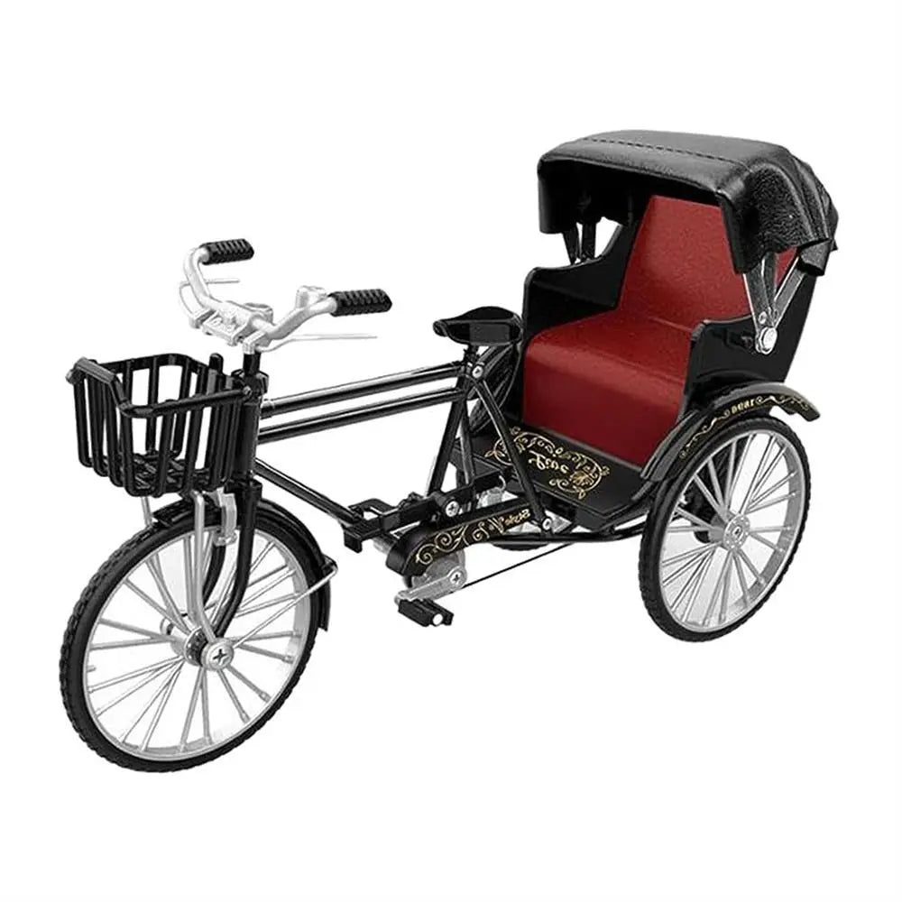 1:12 Scale Vintage Classic Tricycle Diecast Metal Model – Alloy Collectible Toy, 8 Styles