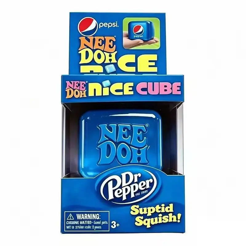 Needoh Nice Cube Sensory Stress Reliever Fidget Tool for Anxiety & Focus Desk Sensory Cube for Adults & Kids