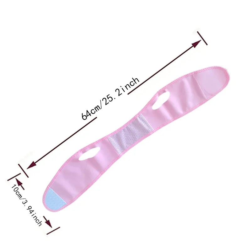 Reusable V Shaped Facial Strap Comfort Skin Care Belt Home Daily Face Support Beauty Accessory