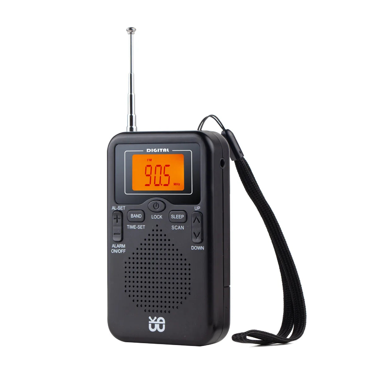 Emergency FM AM LED Screen small portable AA battery operated radio Mini Pocket Radio