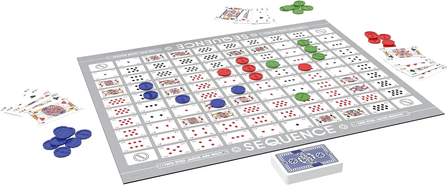 Goliath Games Sequence | Five-in-a-row Fun for Everyone! | Family Strategy Game | For 2 or More Players, Ages 7+