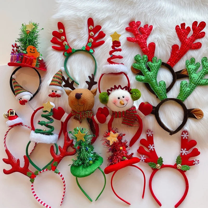 Christmas Party Headbands – Random Styles, 1–15 Pieces