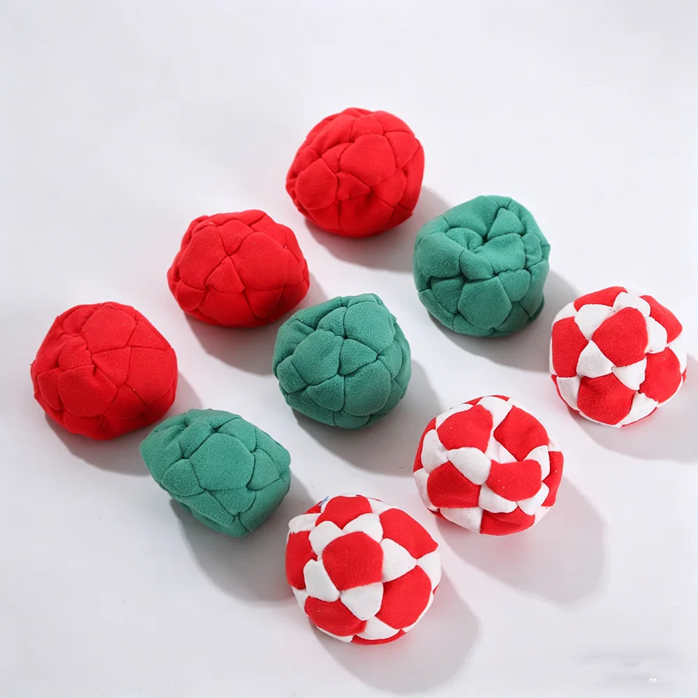 Handmade Knitted Hacky Sack Footbag | Crochet Juggling Balls for Kids & Adults