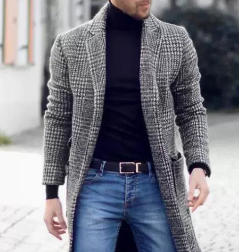 Men's Casual Autumn Coat – Relaxed Fit Outerwear in 5 Colors, Sizes S–4XL