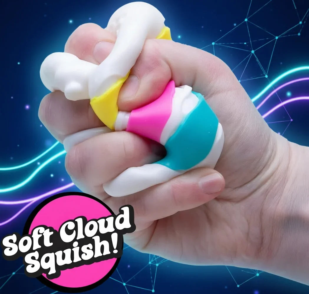 NeeDoh Peace O' Cake Squishy Fidget Toy | Soft TPR Stress Relief for Kids & Adults