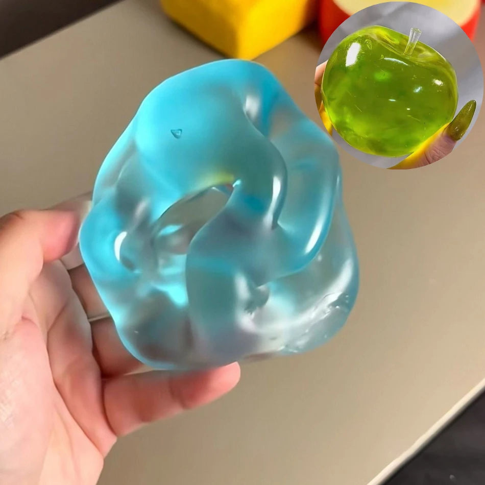 Squishy Fruit Stress Ball – Slow-Rising Fidget Sensory Toy for ADHD, Autism, Adults & Kids