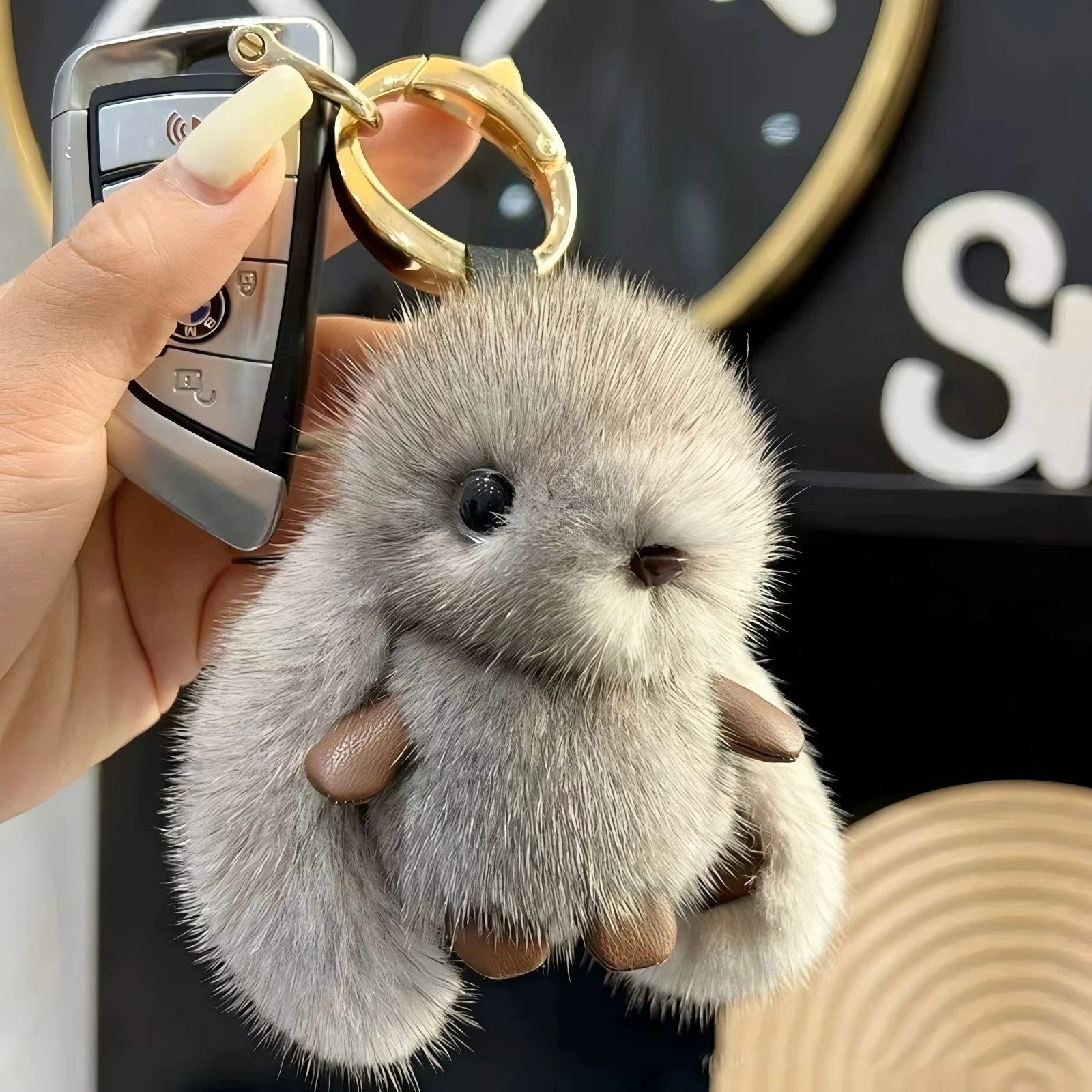 Cute Animal Plush Keychain & Bag Pendant