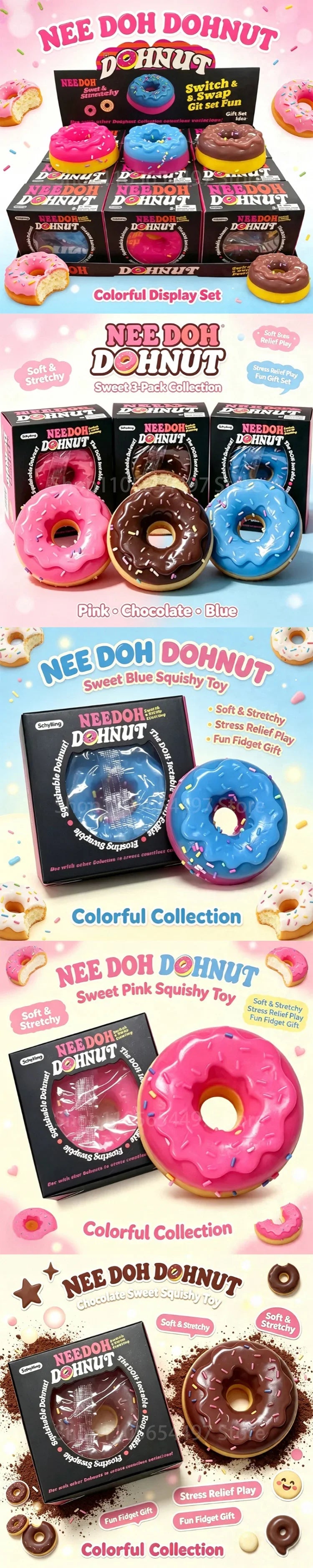 Donut Squishy Fidget Toy