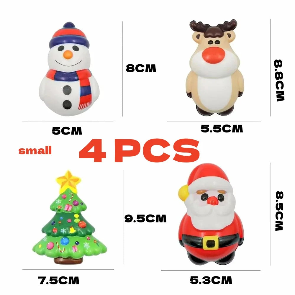 Christmas Squishy Toys – 4-Piece Set