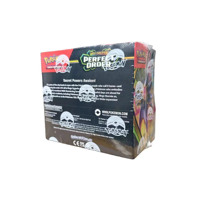 360 PCS Pokemon Mega Evolution Perfect Order Booster Box card English Rare Holographic English Booster Battle Transaction Card