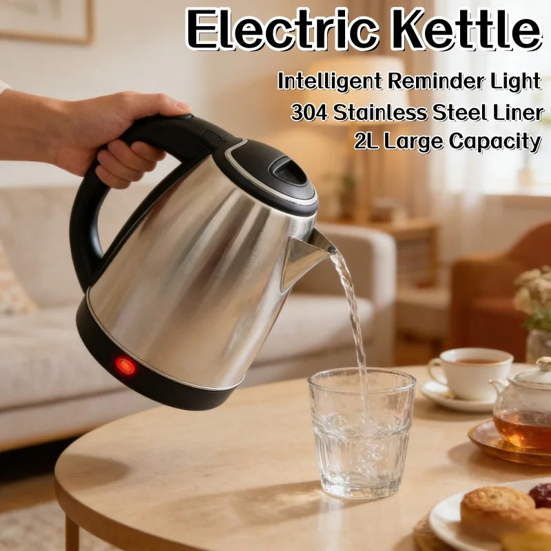 Home Appliance Smart Electric Kettle Stainless Steel Portable Kettle Safe And Fast Heating Electric Pot For Hotel Trip kitchen
