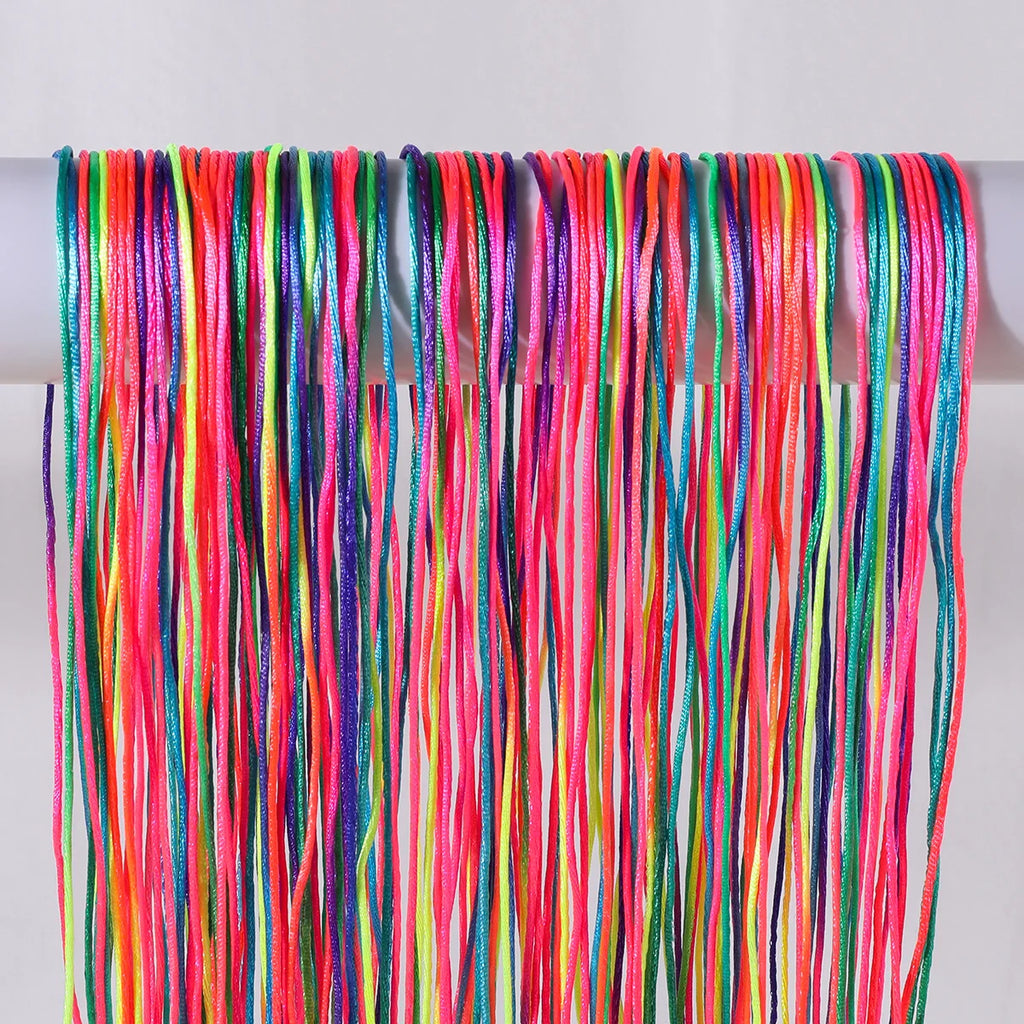 20Pcs Colorful Hair Braids Rope Strands 90cm for Girls African Braids DIY Ponytail Styling Hair Accessories for Girls