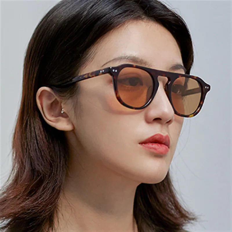 Sunglasses Men Square Sun Glasses For Men Retro Sunglasses Men/Women Brand Designer