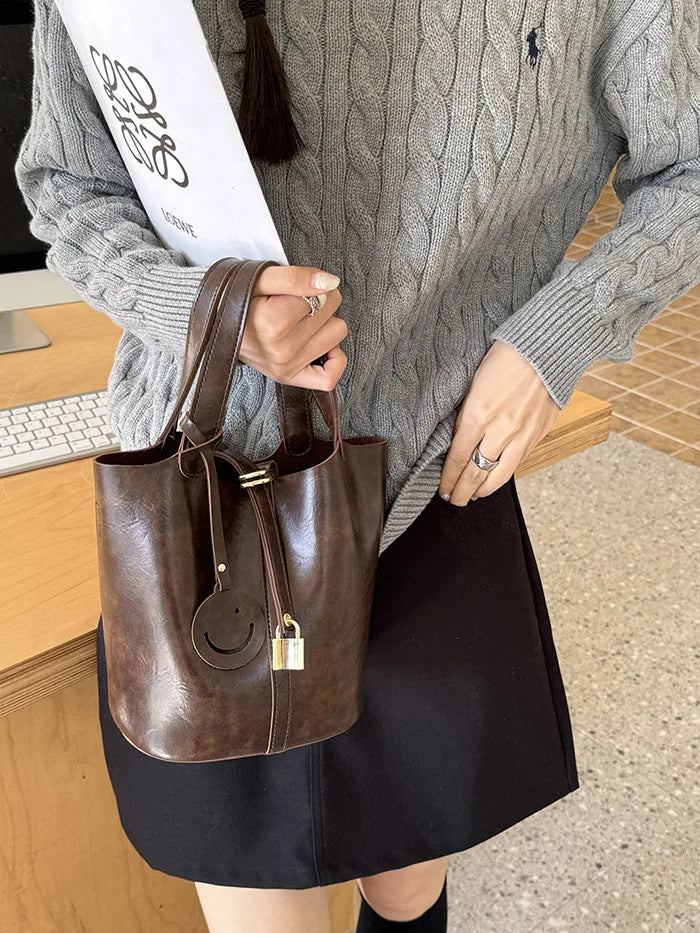 Women Bags Handbags Bucket Bag Shoulder Bag Crossbody Bag Fashion Bucket Tote Bag Leather Luxury Desginer Big Lady Hand Bags