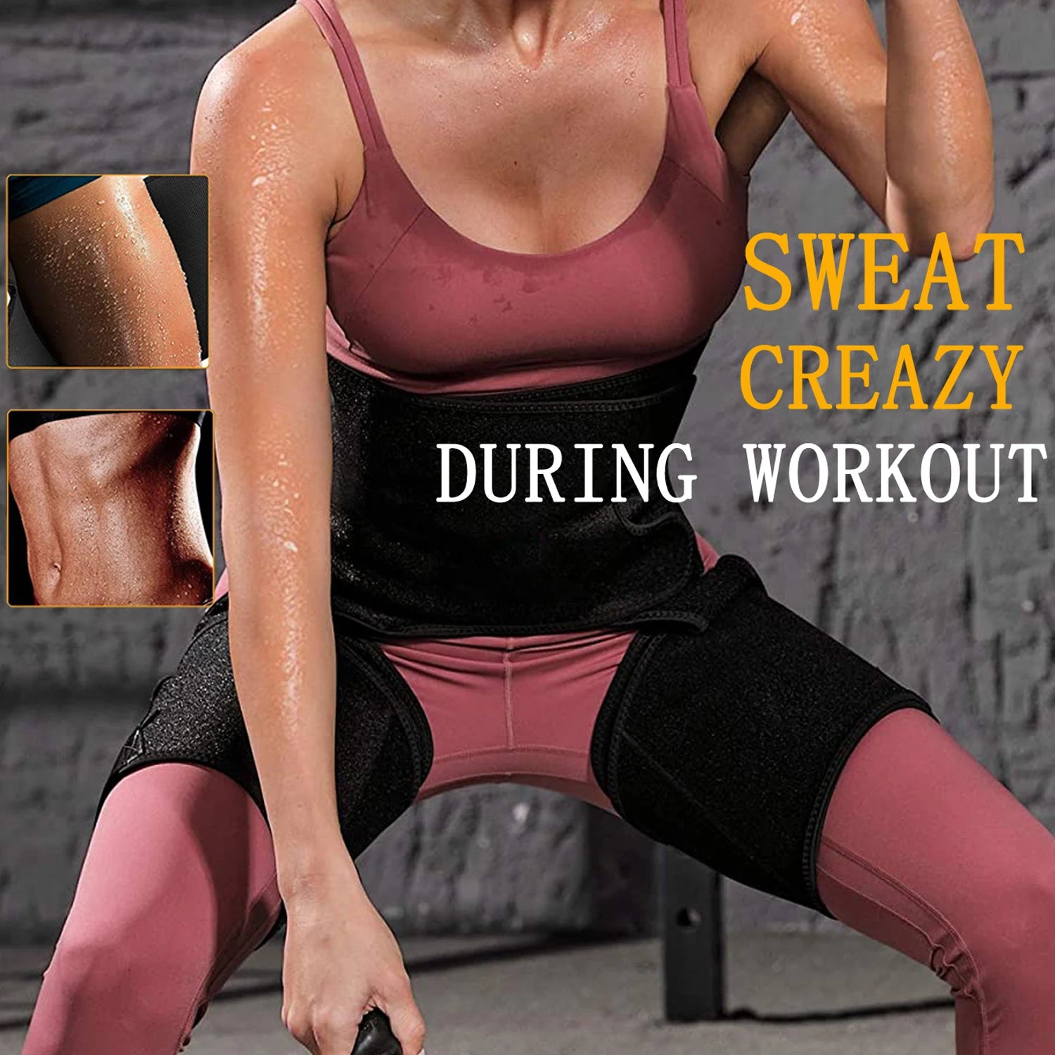 Waist Trainer Is Suitable For Women's Three-In-One Waist And Thigh Trimming And Weight Loss Training Hip LiftingTrimming Belt