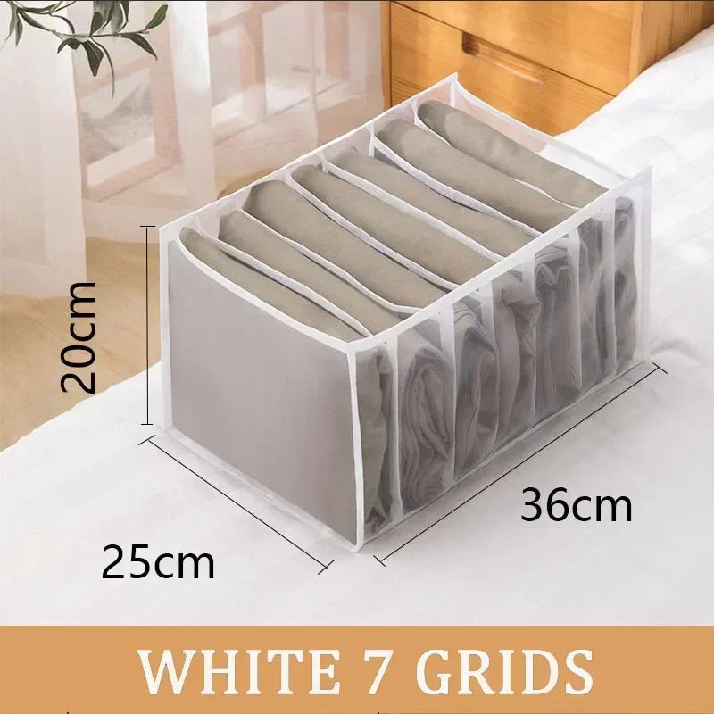 Underwear Storage Drawers Organizer Divider Jeans Organization Storage Box Closet Organizer Clothing Organization System Drawer