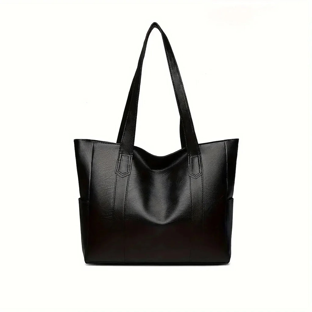 Women's Vintage Large Capacity PU Tote Shoulder Bag