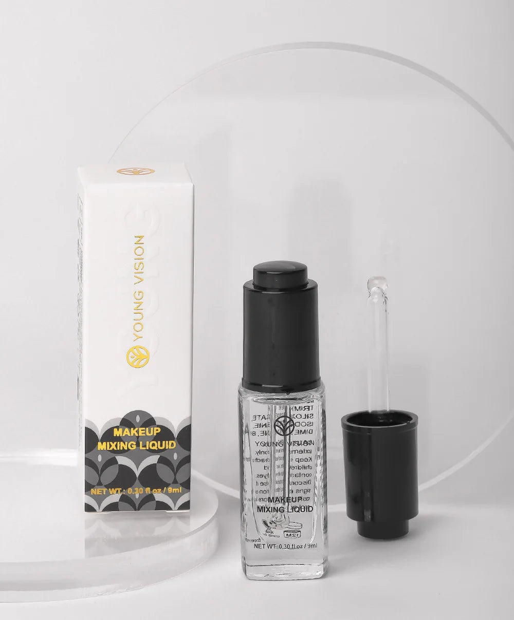 Makeup Mixing Liquid - Revives Dry Gel Liners & Transform Powder to Cream for Eyeshadow & Blush, Multi-Use Primer & Sealer
