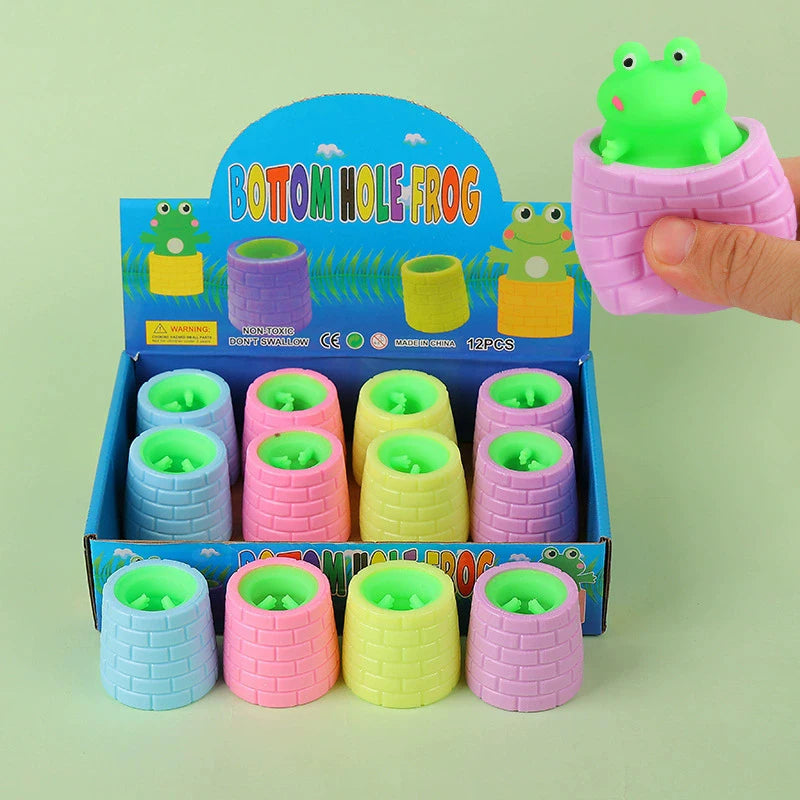 OUZEY Pop-Up Squishy Cheese Mouse & Squirrel Cup Toy | Slow Rebound Stress Reliever | 8 Styles