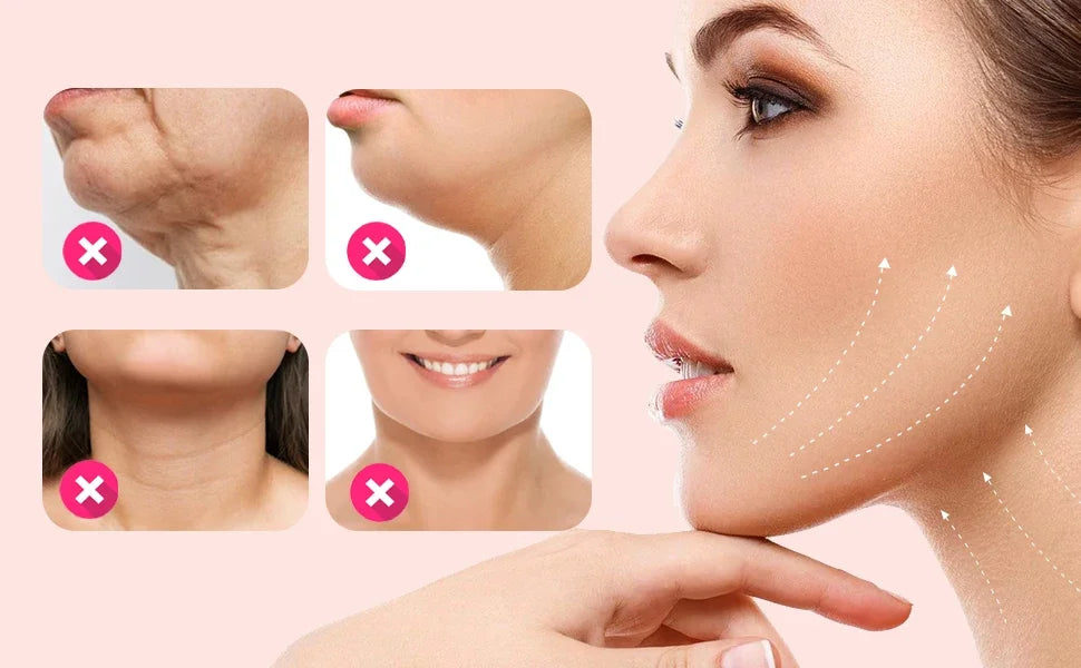 Reusable V Shaped Facial Strap Comfort Skin Care Belt Home Daily Face Support Beauty Accessory
