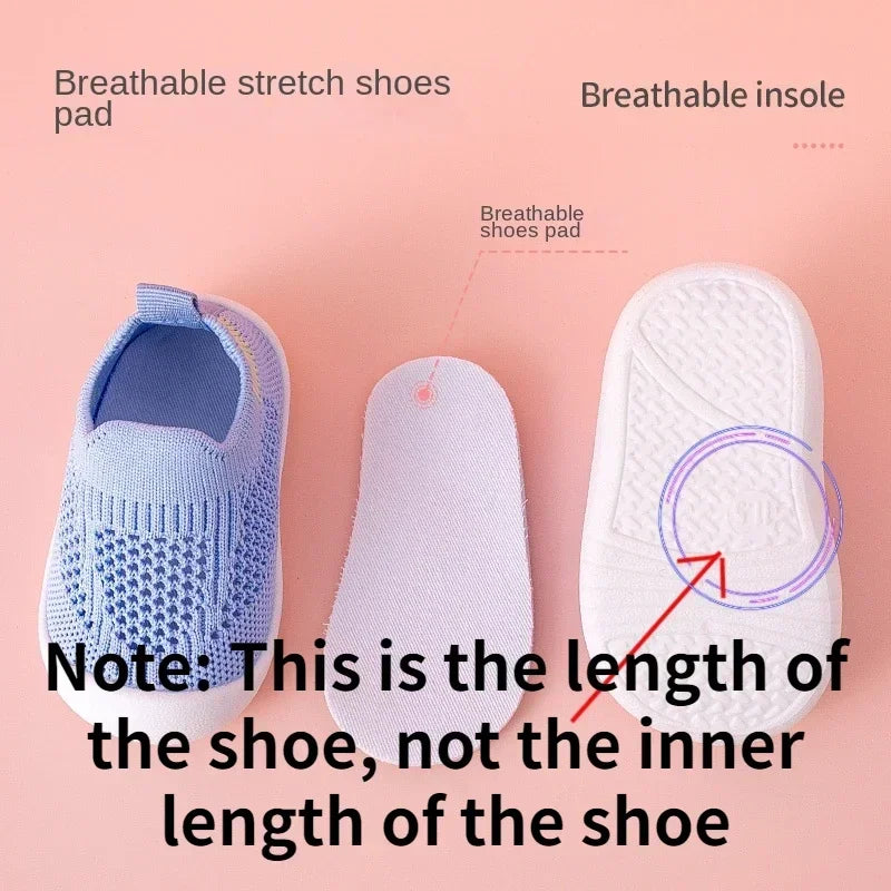 Toddler & Baby Breathable Knitted Slip-On Sneakers
