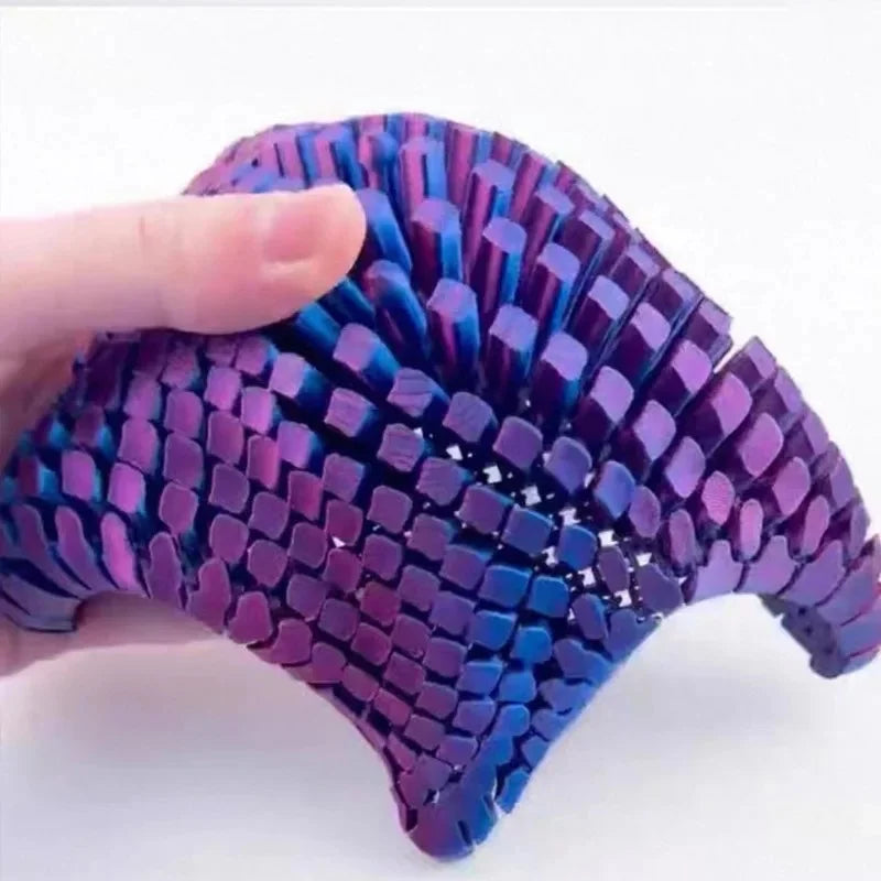 Cute 3D Printed Squishy Articulating Starfish - Stress Relief Fidget Starfish Toy, Unique Desk Decor & Flexible Gift Idea