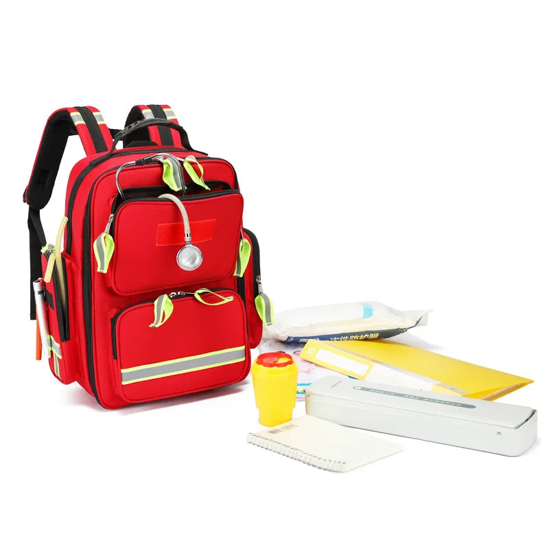 Emergency Rescue First Aid Kits Large Capacity Sorted Storage Backpacks Outdoor Camping Survival Kits Medical Kits
