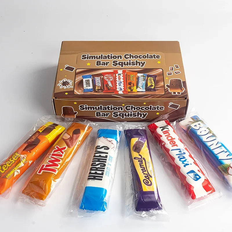 Chocolate & Butter Stick Squishy Toys