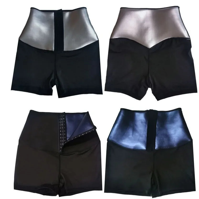 Women Waist Trainer Sauna Pants for Weight loss Fat burning High Waist Body Shaper Sweat Pants