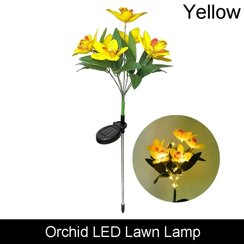 Solar Butterfly & Sunflower Lawn Lamp | Outdoor Garden Solar Light