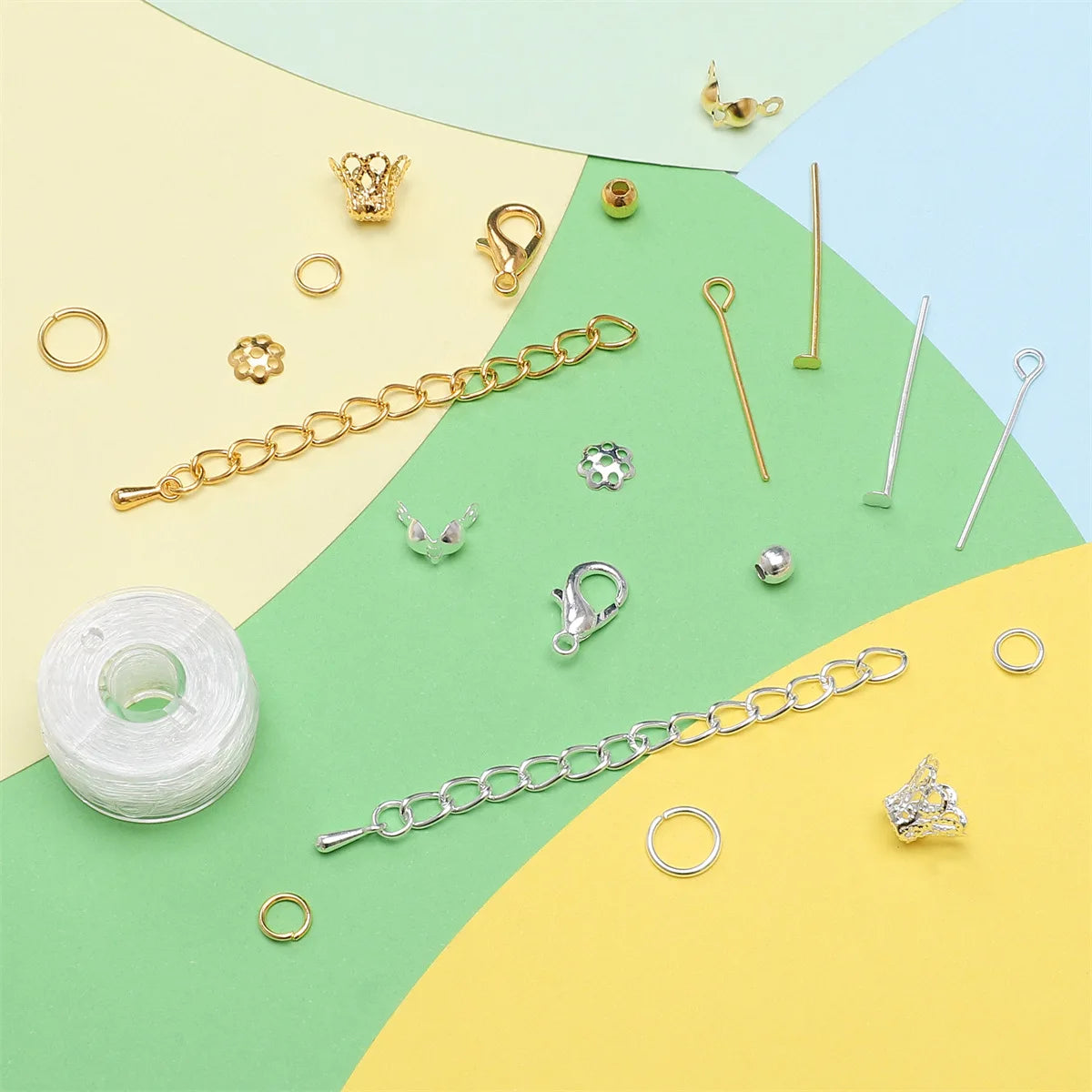 1Set/Bag Jewelry Making Starter Kit Earrings Necklace Findings DIY Beads Jewelry AccessoriesSuitable For Adults And Beginners