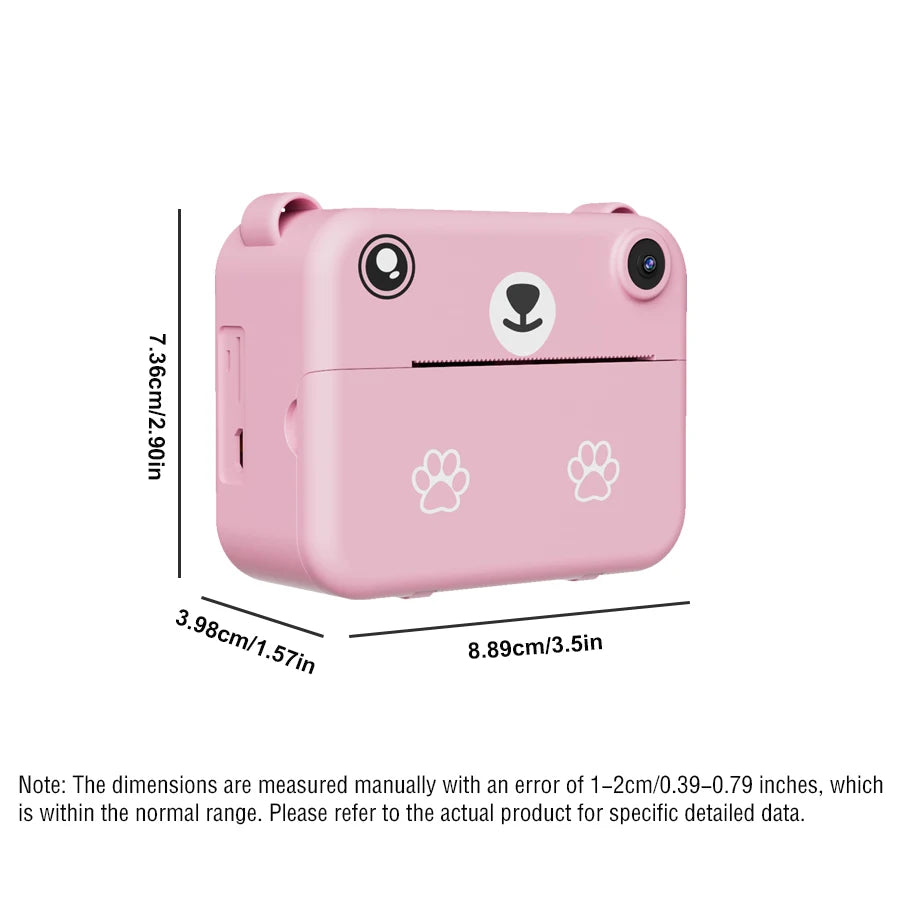 Kids Instant Print Digital Camera – 1080P HD with Thermal Printer