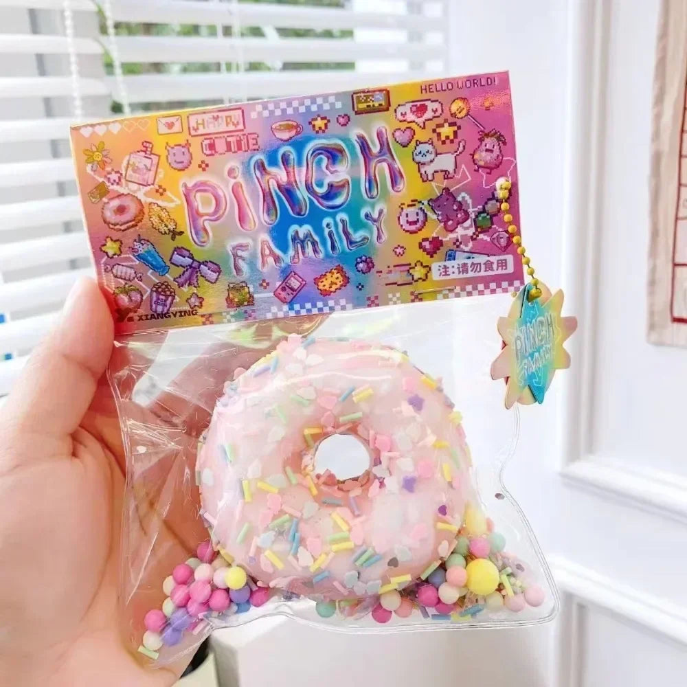 Taba Squishy Cake & Doughnut Stress Relief Toy — Extra Large Sensory Fidget for Kids & Adults