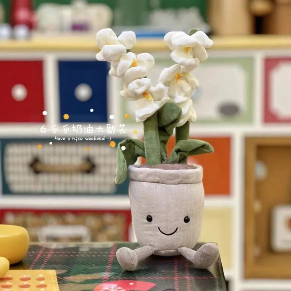 JC Plush Potted Plant Decor Toy Sunflower Daisy Drop Stuffed Soft Comfortable Doll Home Decoration Trendy Toy Jc Plush Gift