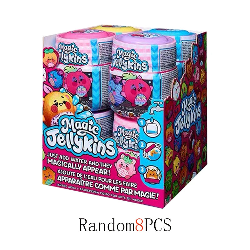 Magic Jellykins Plush | Water-Activated Surprise Stuffed Animal | Stress Relief Toy