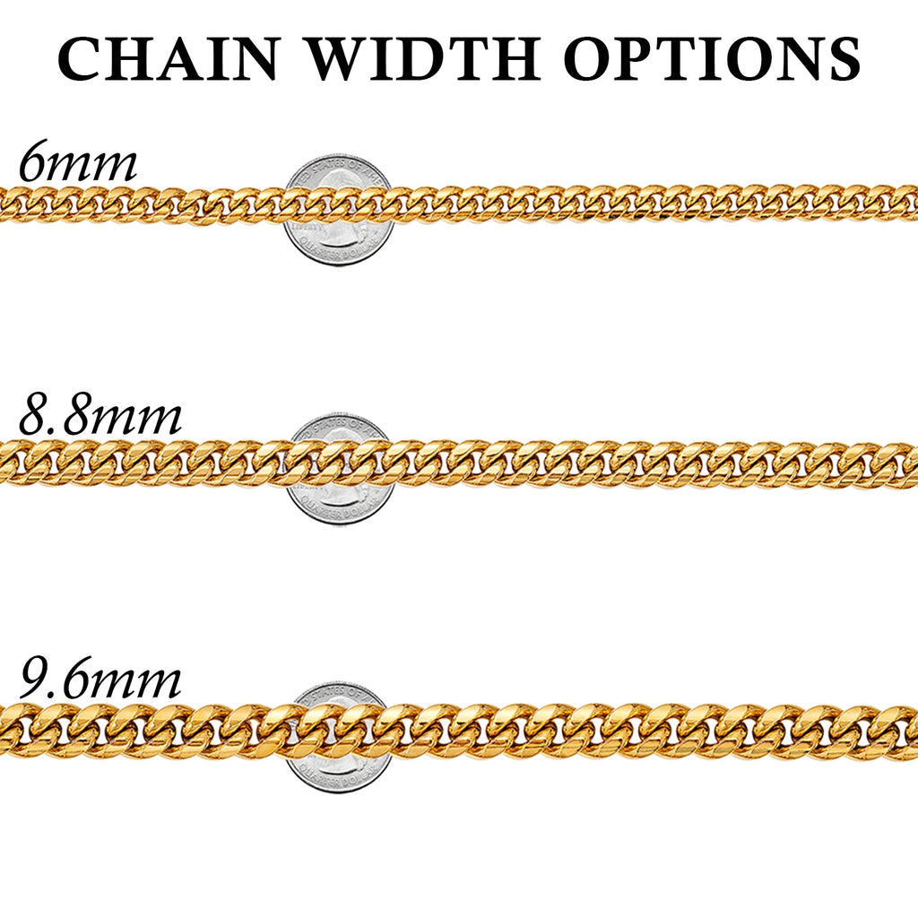 Cuban Link Chain Necklace For Men, Trendy Whip Chain Necklace