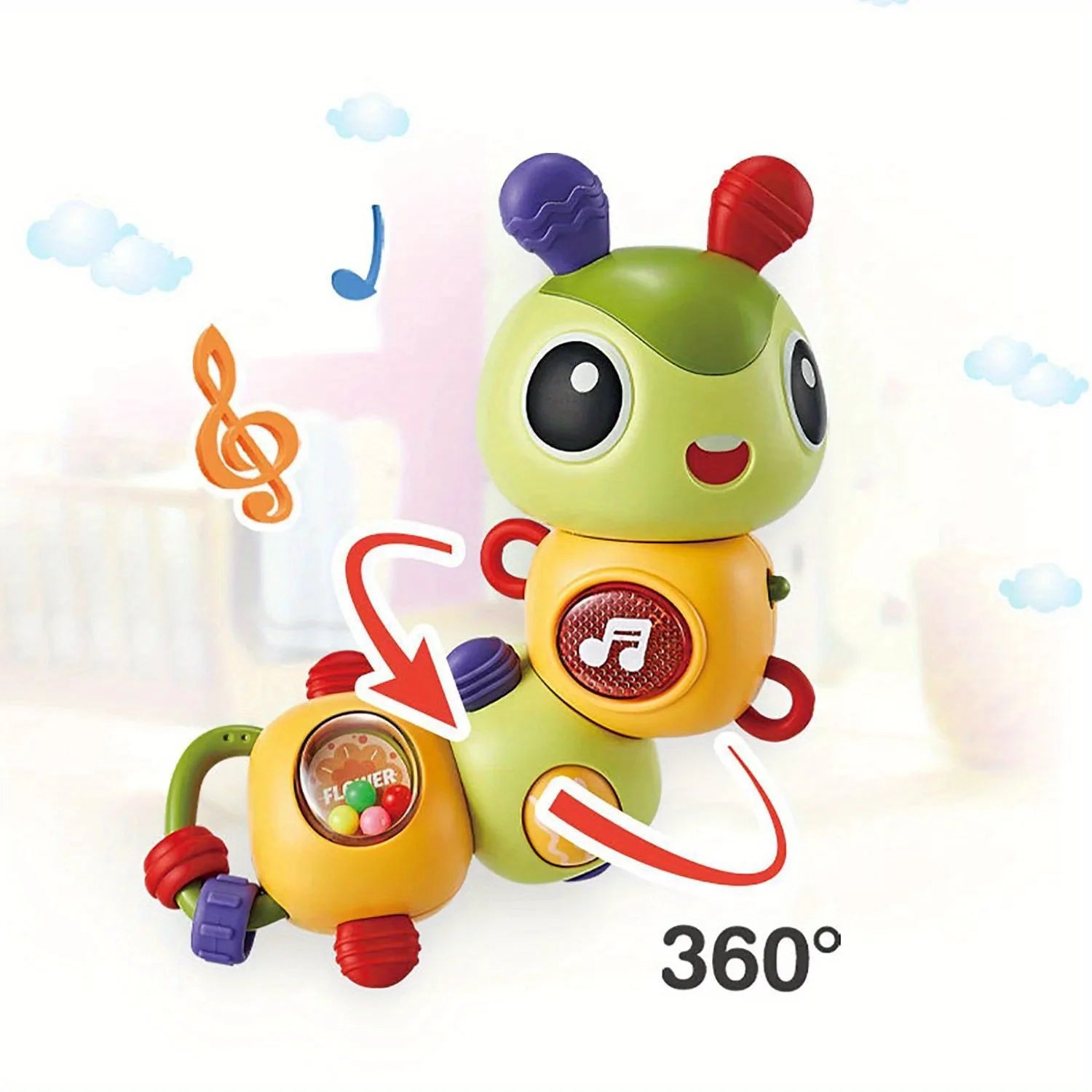 Baby Musical Sensory Toy | Sound & Light Interactive Toy for Infants 6-12 Months