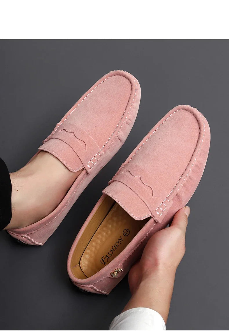 Shoes Men Casual Shoes Fashion Men Shoes Genuine Leather Men Loafers Moccasins Slip on Men Flats Male Driving Shoes