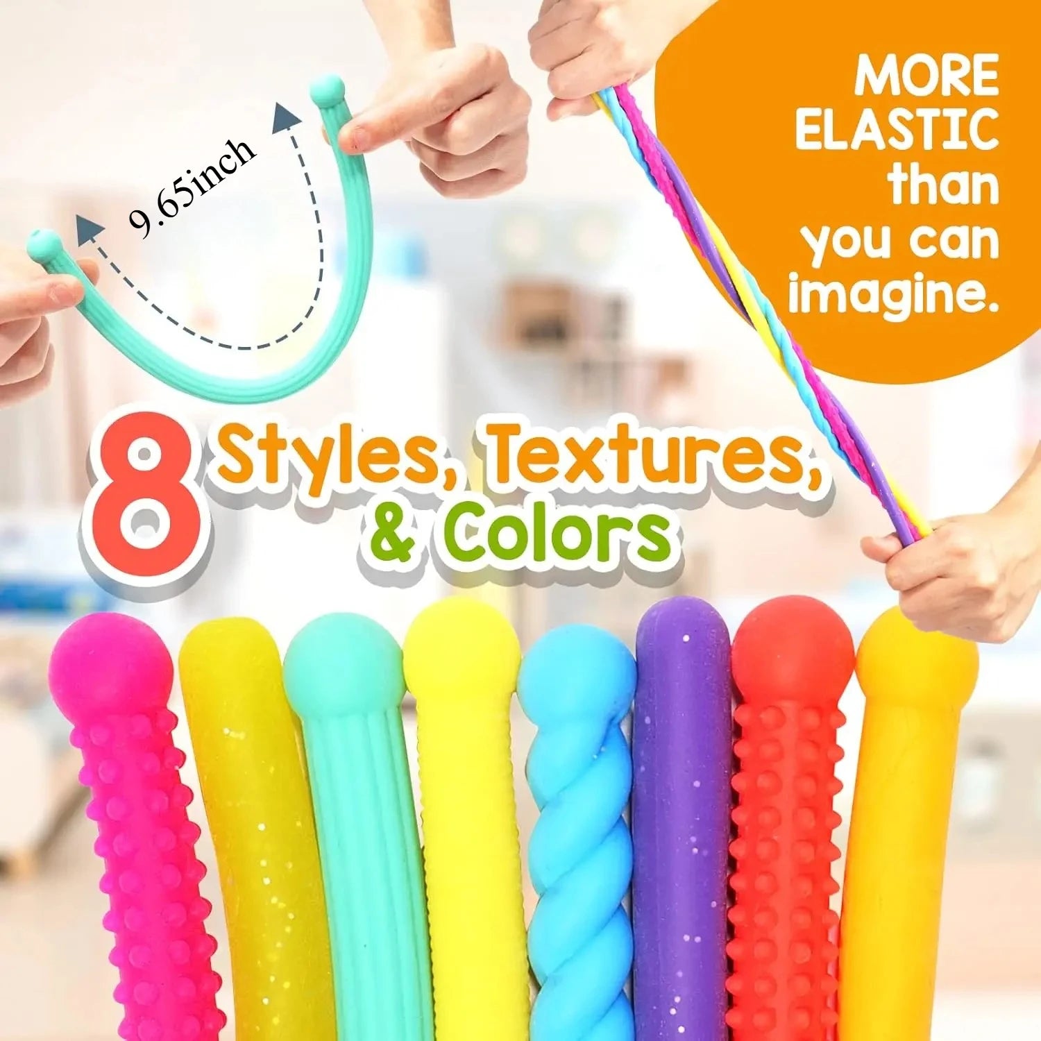 Textured Stretchy Sensory Fidget Toys | Stress & Anxiety Relief for Autism & Special Needs