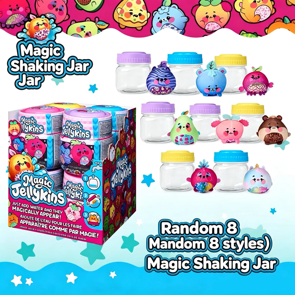 Magic Jellykins Plush | Water-Activated Surprise Stuffed Animal | Stress Relief Toy