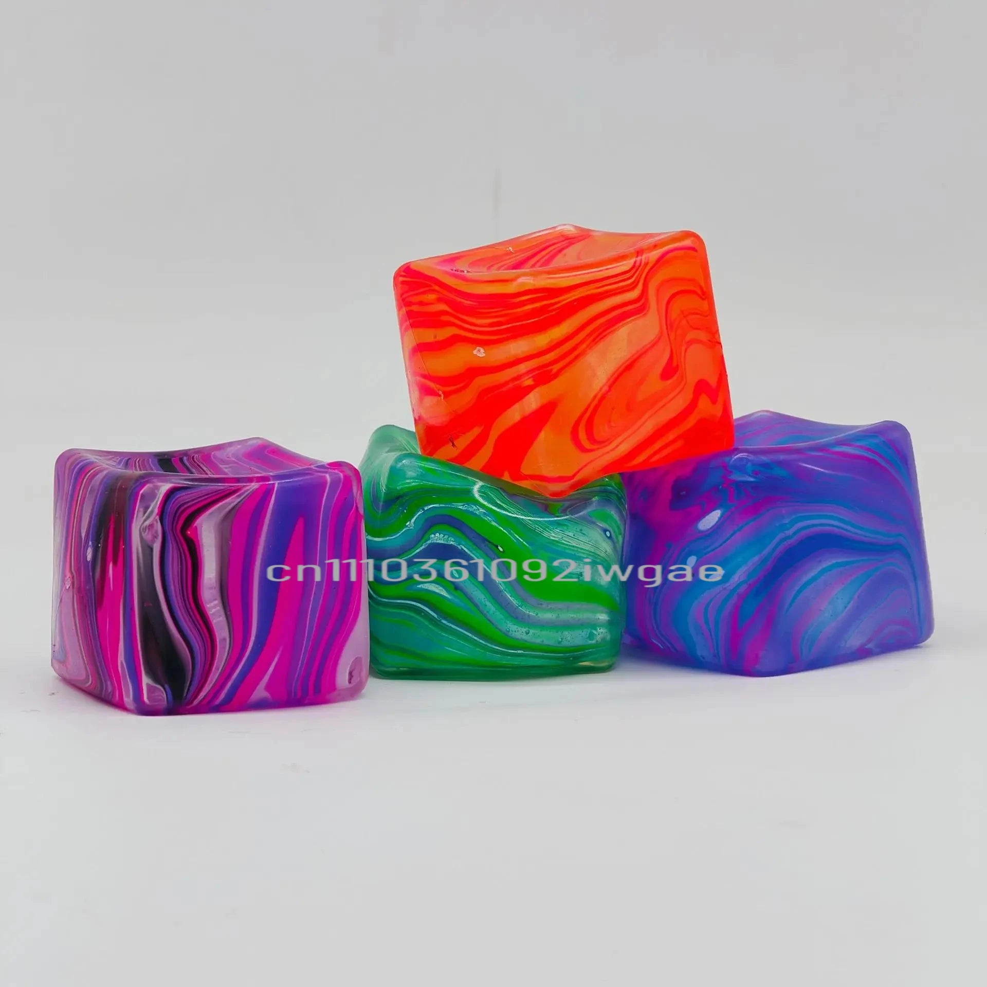 NeeDoh Nice Cube Sensory Squeeze Toy | Stress Relief Squishy Fidget Toy for Anxiety & Relaxation