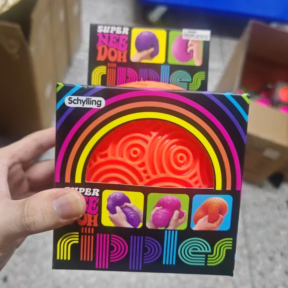 Ripple Textured Squishy Fidget Ball