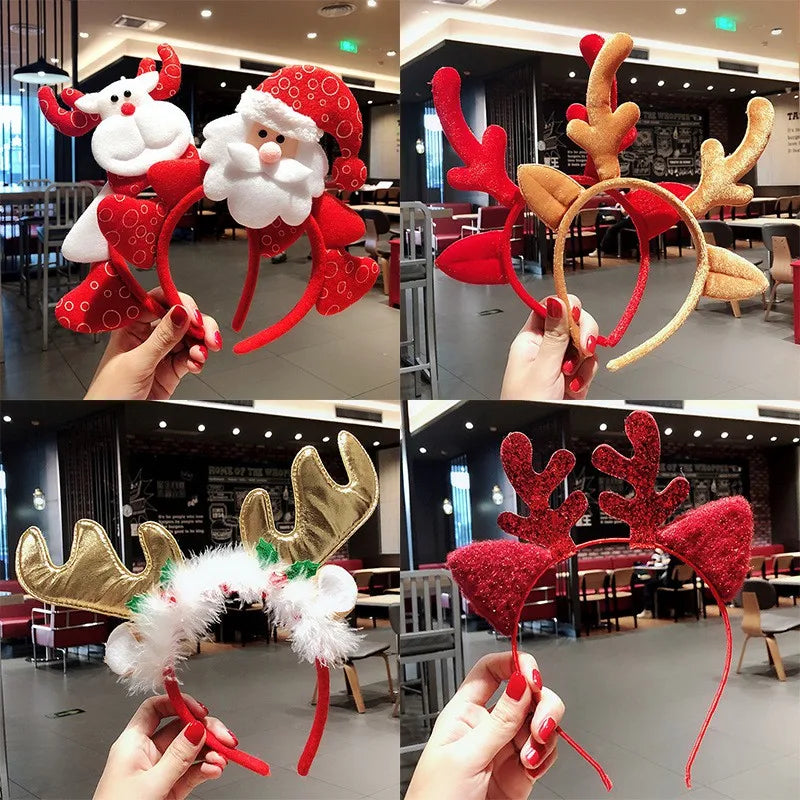 Christmas Party Headbands – Random Styles, 1–15 Pieces